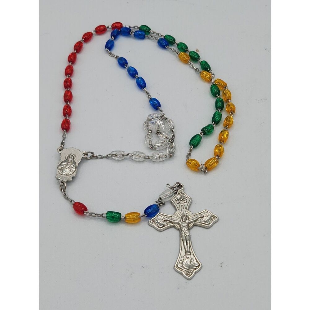 Multi Color 18" Catholic Rosary